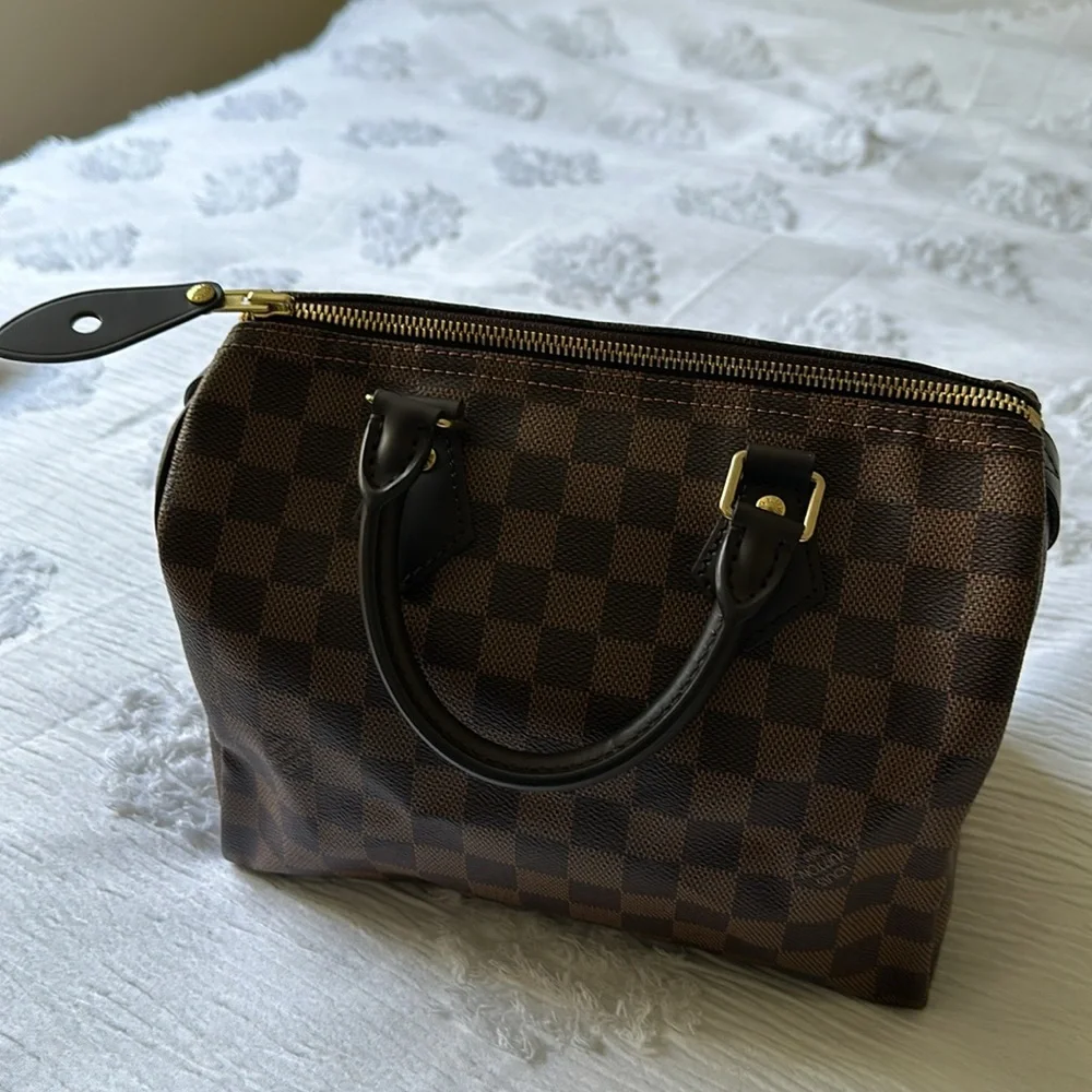 LIKE NEW LOUIS VUITTON SPEEDY 25 DAMIER EBENE - Picture 4 of 15